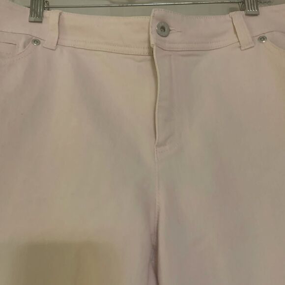 Chico’s pink denim jeans,‎ Chico size 2 , size 12 - Picture 6 of 12